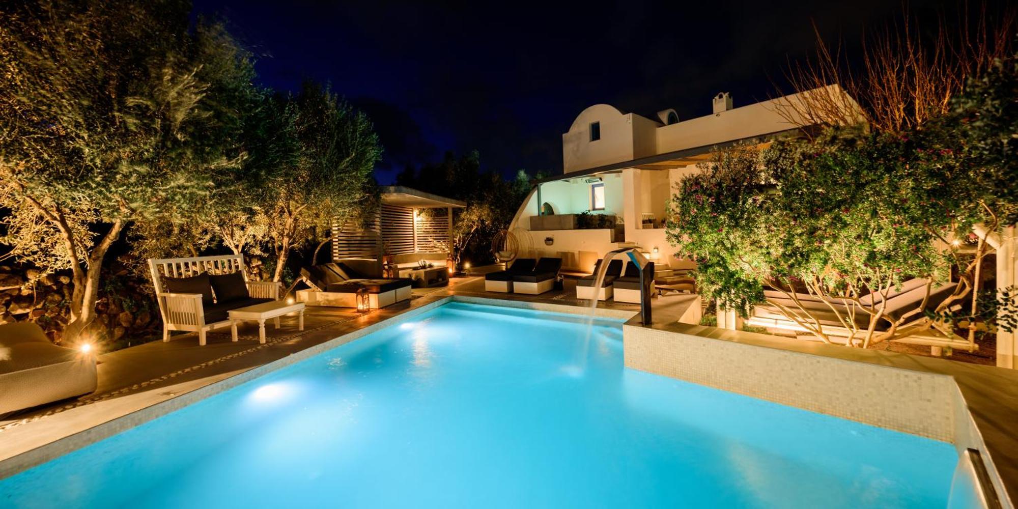 Ambeli Luxury Villa Megalochori  Exterior photo