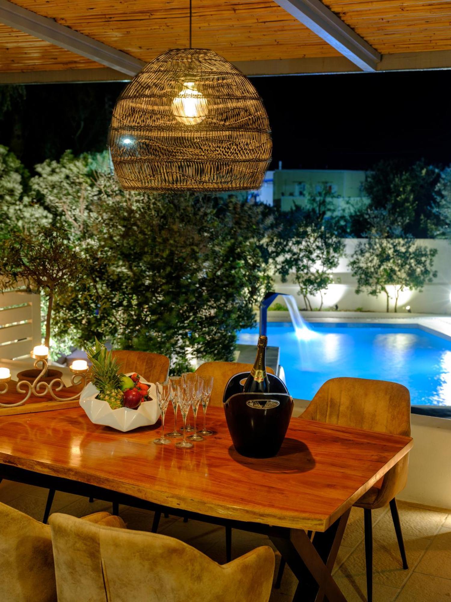 Ambeli Luxury Villa Megalochori  Exterior photo