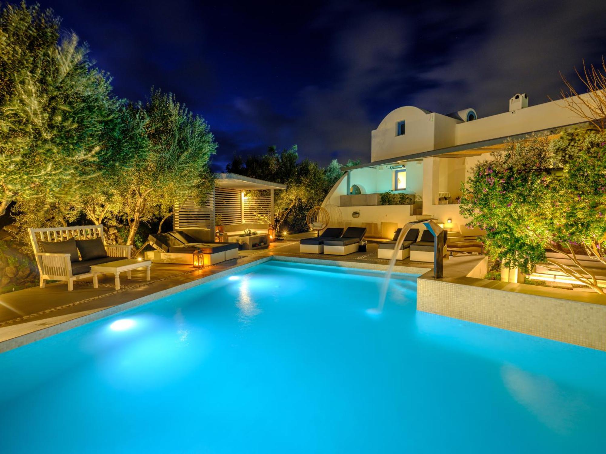 Ambeli Luxury Villa Megalochori  Exterior photo